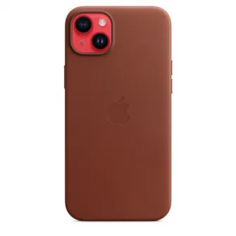 Кожаный чехол Apple с MagSafe для iPhone 14 Plus, Умбра