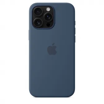 Husa de protectie Apple Silicone Case with MagSafe pentru iPhone 16 Pro Max - Denim