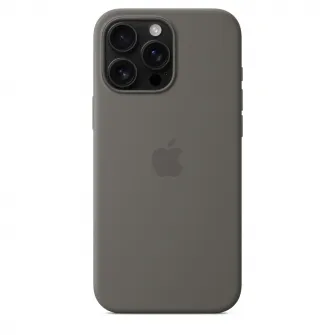 Husa de protectie Apple Silicone Case with MagSafe pentru iPhone 16 Pro Max - Stone Gray