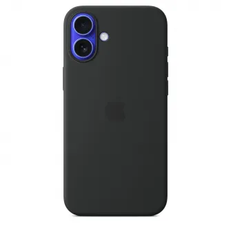Husa de protectie Apple Silicone Case with MagSafe pentru iPhone 16 Plus - Black