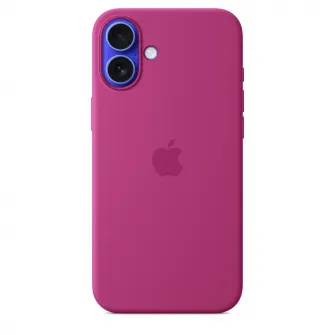 Husa de protectie Apple Silicone Case with MagSafe pentru iPhone 16 Plus - Fuchsia