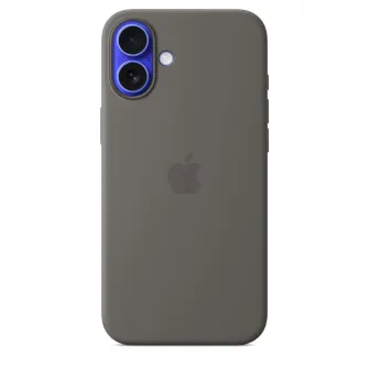 Husa de protectie Apple Silicone Case with MagSafe pentru iPhone 16 Plus - Stone Gray