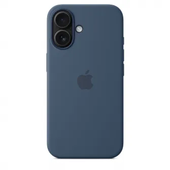 Husa de protectie Apple Silicone Case with MagSafe pentru iPhone 16- Denim