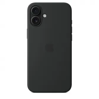 Husa de protectie Apple Silicone Case with MagSafe pentru iPhone 16 Plus - Black