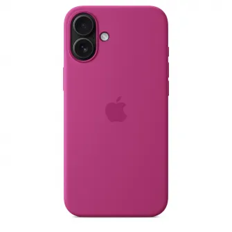 Husa de protectie Apple Silicone Case with MagSafe pentru iPhone 16 Plus - Fuchsia