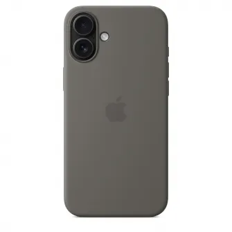 Husa de protectie Apple Silicone Case with MagSafe pentru iPhone 16 Plus - Stone Gray