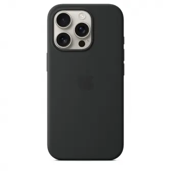 Husa de protectie Apple Silicone Case with MagSafe pentru iPhone 16 Pro - Black