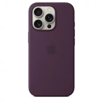 Husa de protectie Apple Silicone Case with MagSafe pentru iPhone 16 Pro - Plum