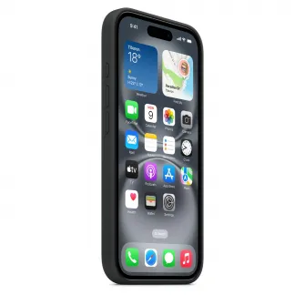 Husa de protectie Apple Silicone Case with MagSafe pentru iPhone 16- Black