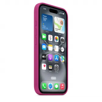 Husa de protectie Apple Silicone Case with MagSafe pentru iPhone 16- Fuchsia