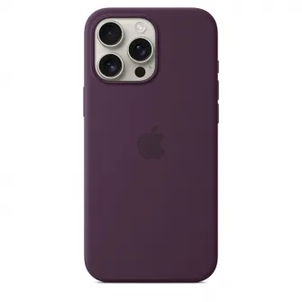 Husa de protectie Apple Silicone Case with MagSafe pentru iPhone 16 Pro Max - Plum