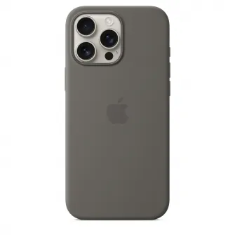Husa de protectie Apple Silicone Case with MagSafe pentru iPhone 16 Pro Max - Stone Gray