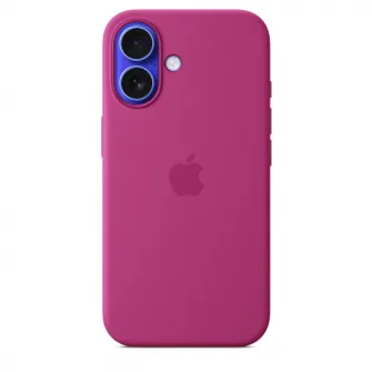 Husa de protectie Apple Silicone Case with MagSafe pentru iPhone 16- Fuchsia