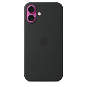 Husa de protectie Apple Silicone Case with MagSafe pentru iPhone 16 Plus - Black