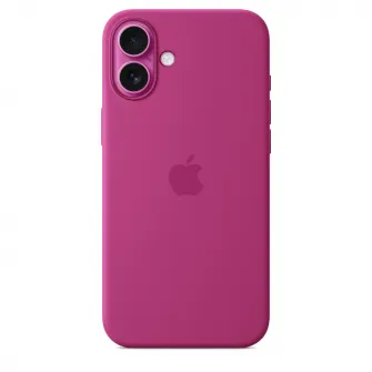 Husa de protectie Apple Silicone Case with MagSafe pentru iPhone 16 Plus - Fuchsia