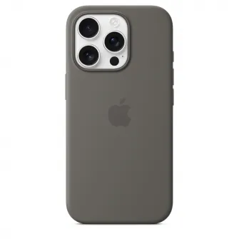 Husa de protectie Apple Silicone Case with MagSafe pentru iPhone 16 Pro - Stone Gray