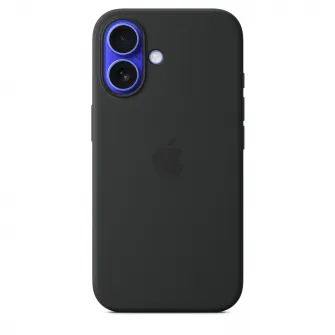 Husa de protectie Apple Silicone Case with MagSafe pentru iPhone 16- Black