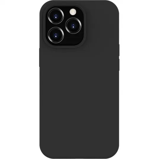 Защитный чехол Lemontti, Liquid Silicon для iPhone 13 Pro Max, Черный