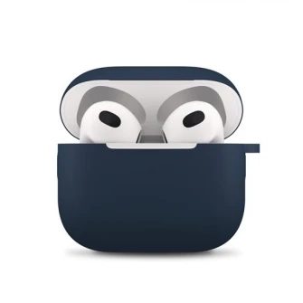 Husa de protectie NEXT ONE pentru AirPods 3 (2021), Silicon, Albastru