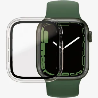 Husa de protectie PanzerGlass pentru Apple watch 7, 41mm, Transparenta / Rama Neagra