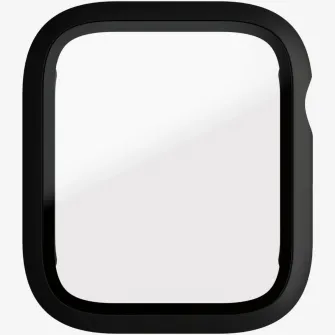 Husa de protectie PanzerGlass pentru Apple watch Series 7, 41mm, Transparenta / Rama Neagra