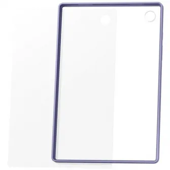 Husa de protectie Samsung Clear Edge Cover pentru Tab A8, Lavender