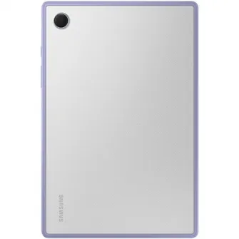 Husa de protectie Samsung Clear Edge Cover pentru Tab A8, Lavender