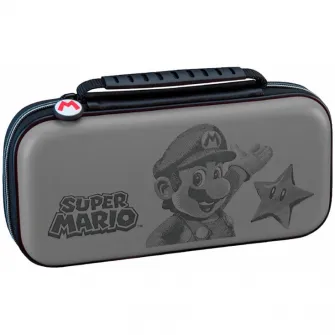 Husa de transport si protectie Nacon NNS46G Mario pentru Nintendo Swich, Negru Gri