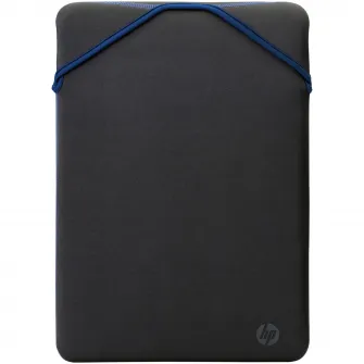 Husa laptop HP 14, Negru/Albastru