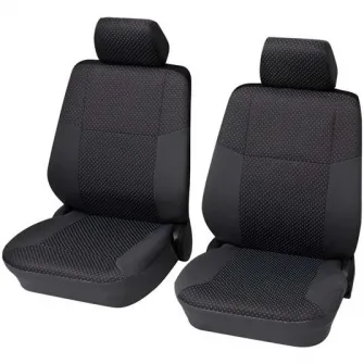 Huse universale scaune auto Petex Malta, 4 piese, scaune fata, gri