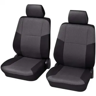 Huse universale scaune auto Petex Sylt, 4 piese, scaune fata, negru