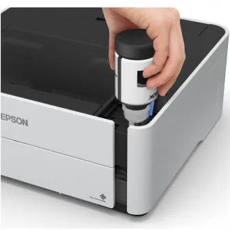 Imprimanta Epson EcoTank M1180, CISS, monocrom, A4, Wi-Fi, Bluetooth, Duplex (Alb)