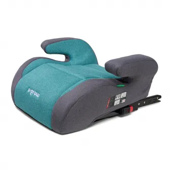 Inaltator auto pentru copii U-Grow, 125-150cm, certificat R129, cu isofix, verde/gri
