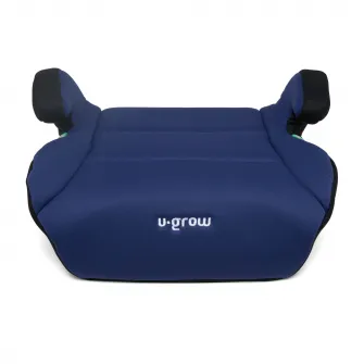 Inaltator auto pentru copii U-Grow, 125-150cm, certificat R129, fara isofix, albastru/negru