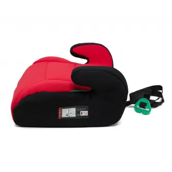Inaltator auto pentru copii U-Grow, 125-150cm, certificat R129, cu isofix, negru/rosu