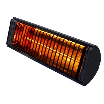 Incalzitor electric de perete Heinner, putere 2000 W, lampa chihlimbar cu stralucire redusa, incalzire instantanee