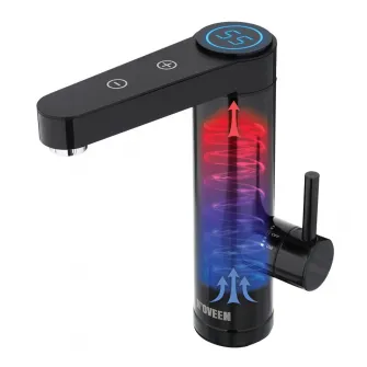 Incalzitor instant, N'oveen, IWH965, control tactil, temperatura maxima 55°C, negru, 3000W