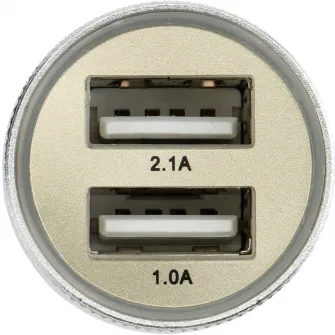 Incarcator auto dual USB A+ Charger, 2.1A