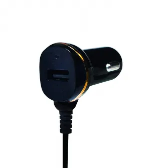 Incarcator auto Logilink,PA0147, 2 x USB, 1 x USB, cablu micro-USB 1 x USB, 0.4m, Max 2.1A, Negru