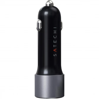 Incarcator auto Satechi, USB Type C, 72W, Space Grey