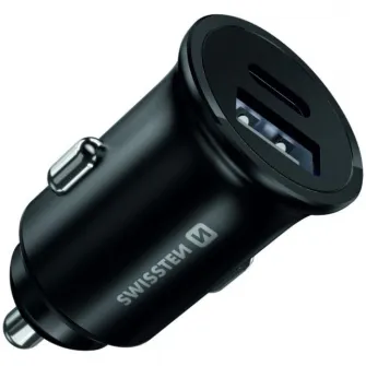 Incarcator auto Swissten de alimentare de livrare 20w iphone 12, Black