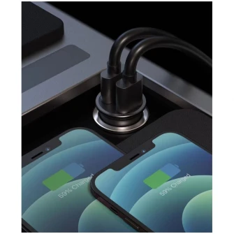 Incarcator auto Swissten de alimentare de livrare 20w iphone 12, Black