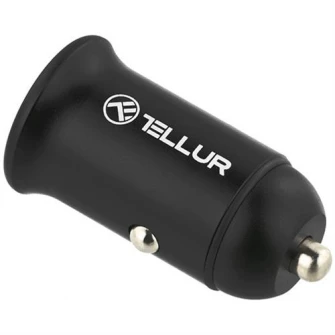 Incarcator auto Tellur PD60W, QC30W, FCC7, Negru