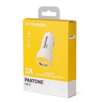 Incarcator masina Galben, 2.1A 1USB