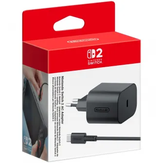 Incarcator Nintendo pentru Nintendo Switch 2, Negru