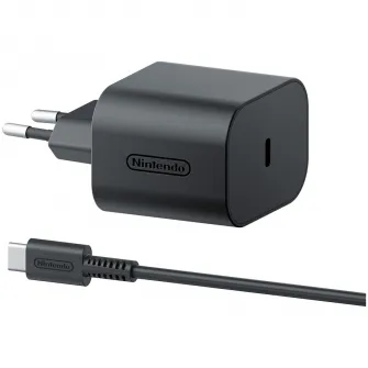 Incarcator Nintendo pentru Nintendo Switch 2, Negru