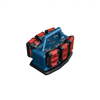 Incarcator pentru 6 acumulatori Bosch Professional GAL 18V6-80, 8 A curent incarcare, 14.4-18 V
