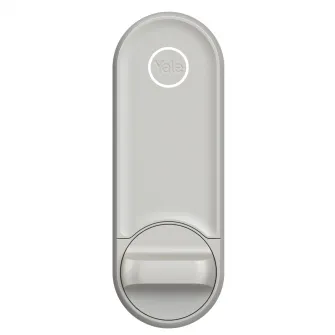 Incuietoarea inteligenta Yale Linus L2, maner rotativ, control prin aplicatie, compatibila cu Alexa & Google Home, Argintiu