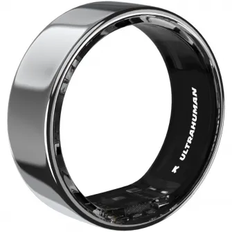 Inel inteligent monitorizare sanatate Ultrahuman Ring Air, Marimea 09, Air Silver