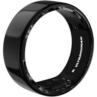Inel inteligent monitorizare sanatate Ultrahuman Ring Air, Marimea 14, Aster Air Black